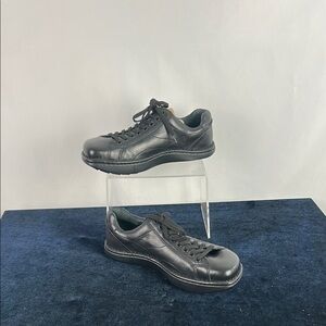 EARTH Blk Leather Men’s Sneakers